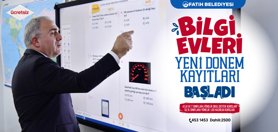 Bilgi Evleri Kayıtları Başladı