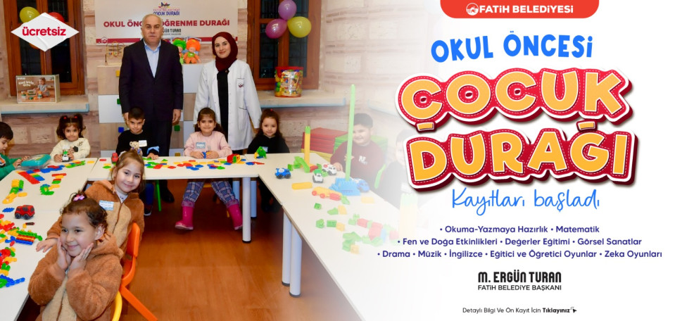 Çocuk Durağı Kayıtları Başladı Çocuk Durağı Kayıtları Başladı