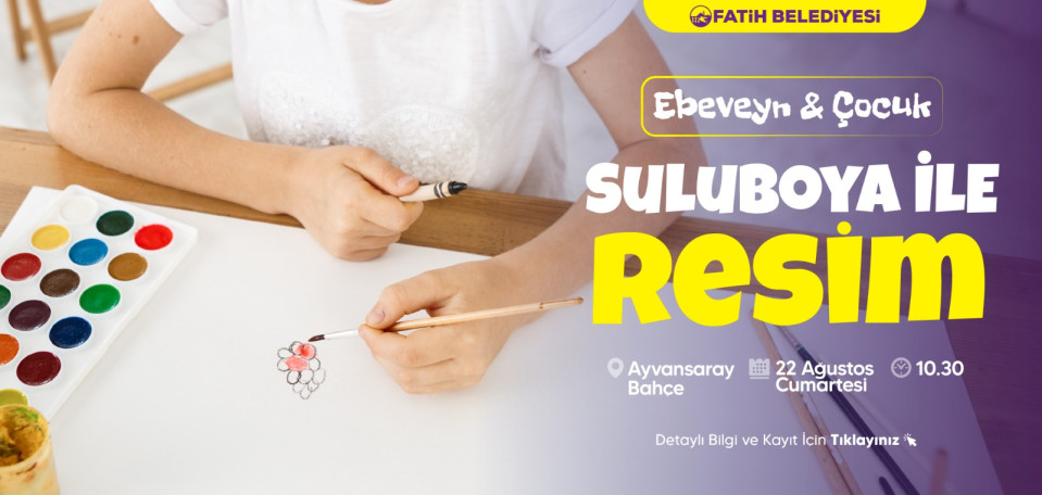 Anne-Çocuk Sulu Boya İle Resim Anne-Çocuk Sulu Boya İle Resim