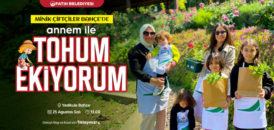 Annem İle Tohum Ekiyorum
