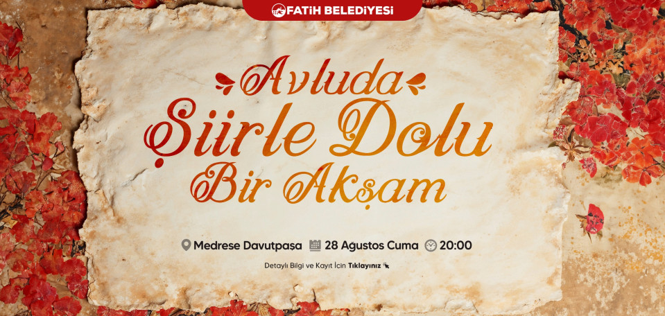 Şiirle Dolu Bir Akşam Şiirle Dolu Bir Akşam