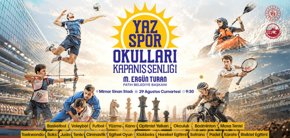 Yaz Spor Okulları Kapanış