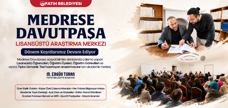 Medrese Davutpaşa Yeni Dönem Kayıtları