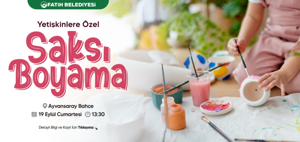 Saksı Boyama Saksı Boyama