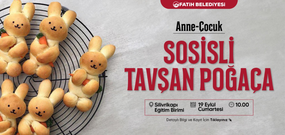 Sosisli Tavşan Poğaça Sosisli Tavşan Poğaça