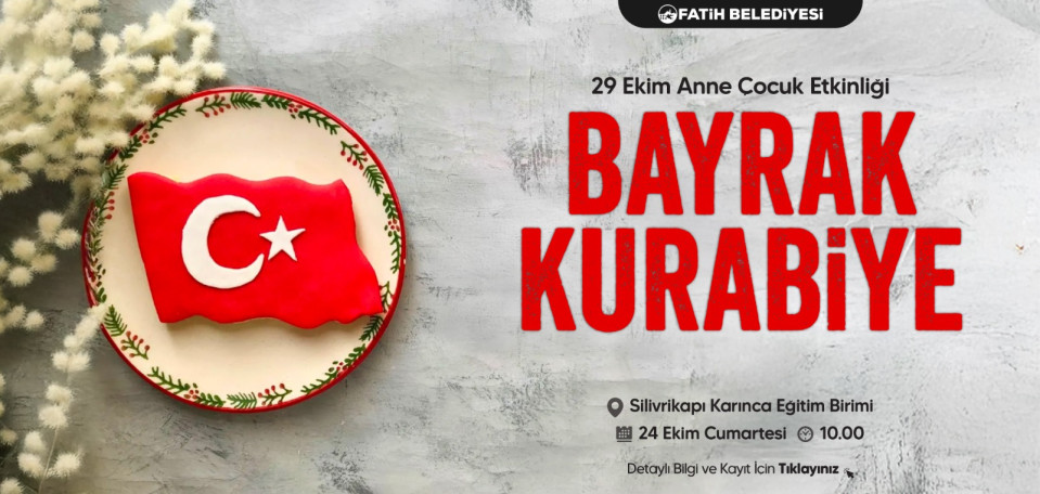 Bayrak Kurabiye Bayrak Kurabiye