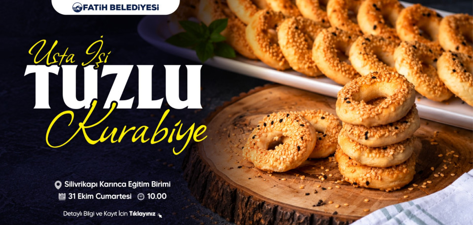 Usta İşi Tuzlu Kurabiye